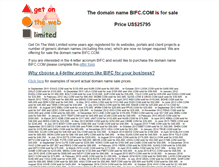 Tablet Screenshot of bifc.com